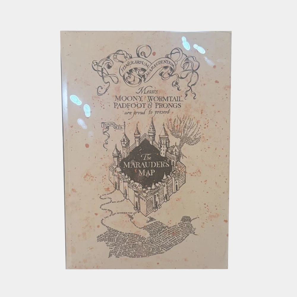 Libreta con Luz Mapa del Merodeador