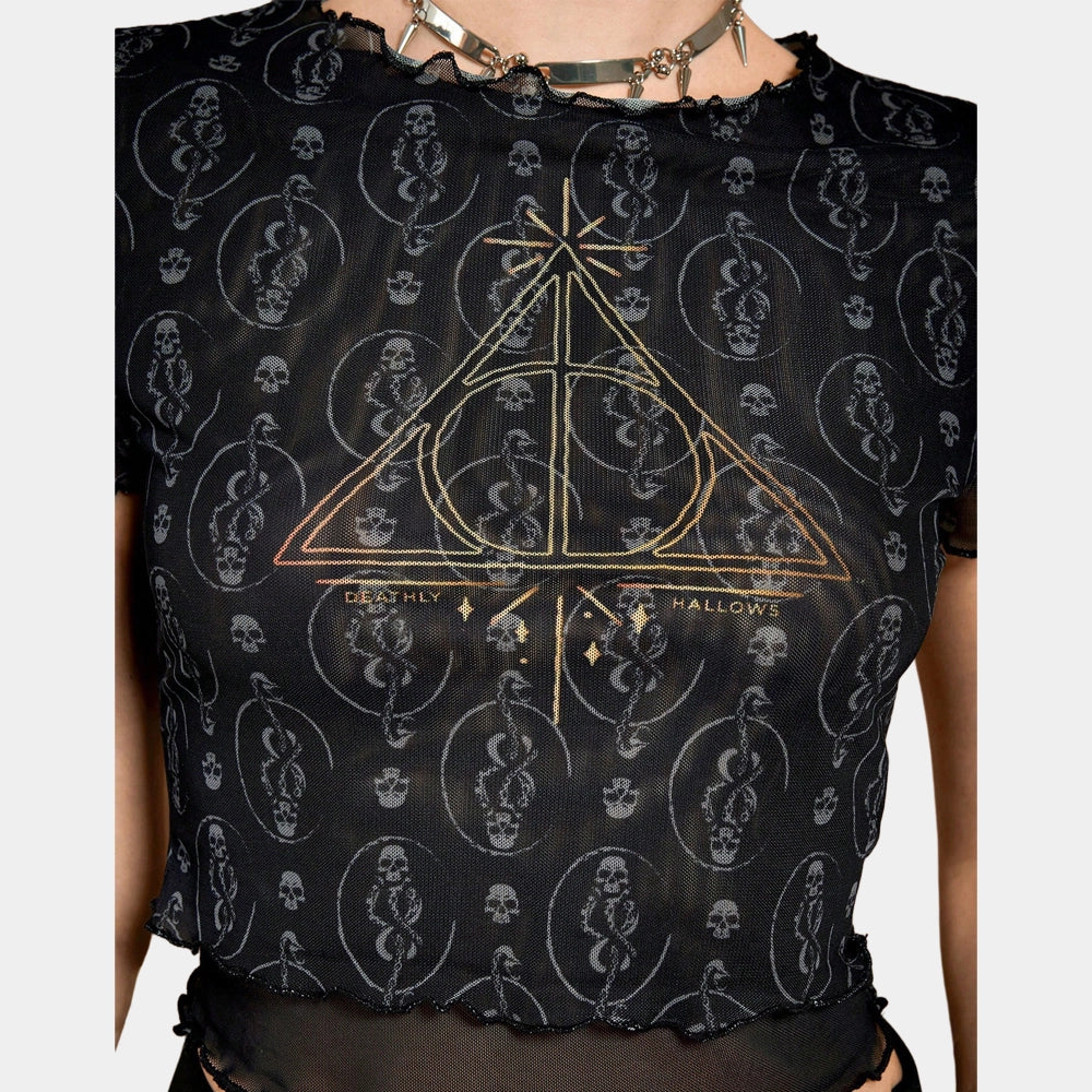 Blusa Crop Top Reliquias