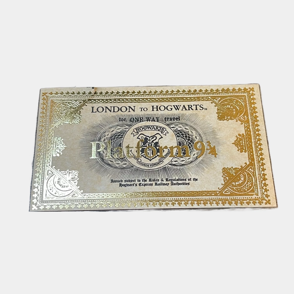 Boleto Hogwarts Express