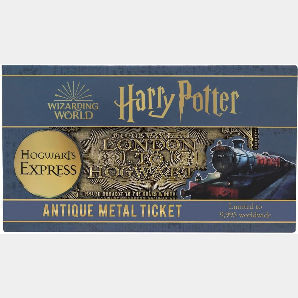 Boleto Metálico Expreso de Hogwarts