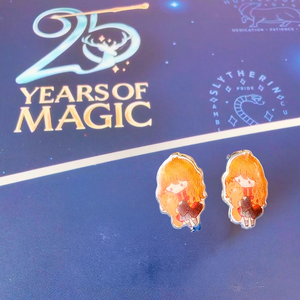 Aretes Hermione Granger Chibi