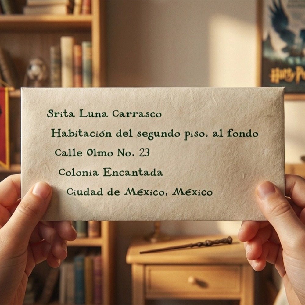 Carta Hogwarts Personalizable