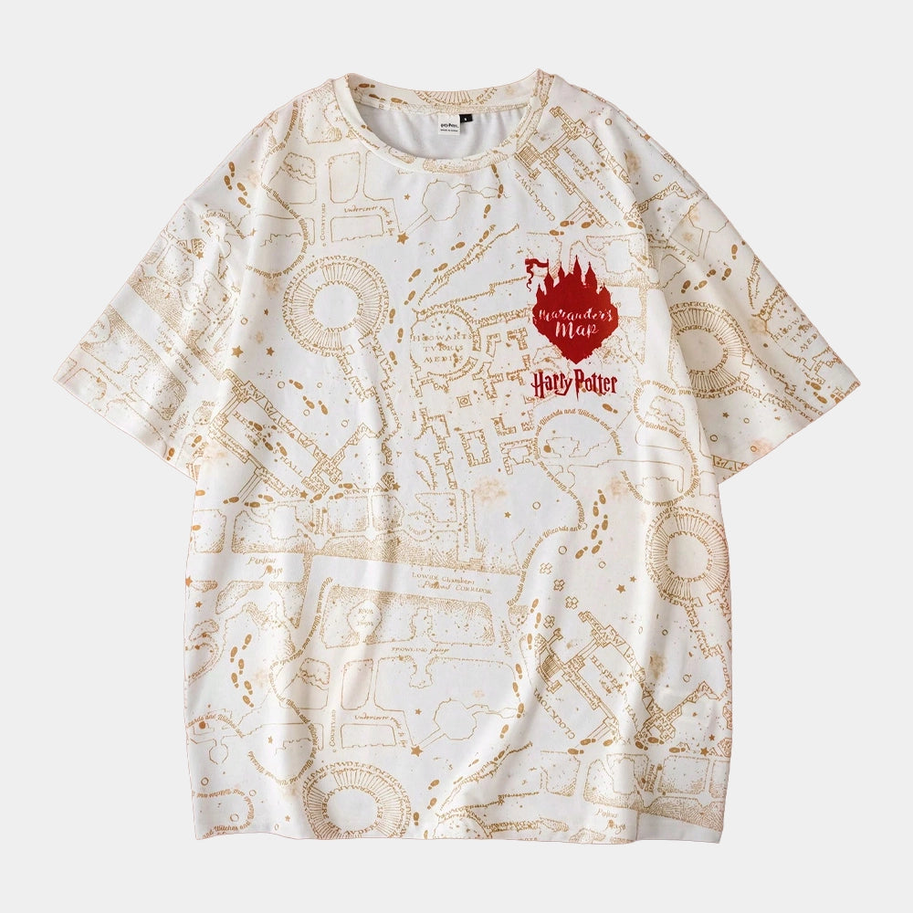 Playera Mapa del Merodeador Oversized