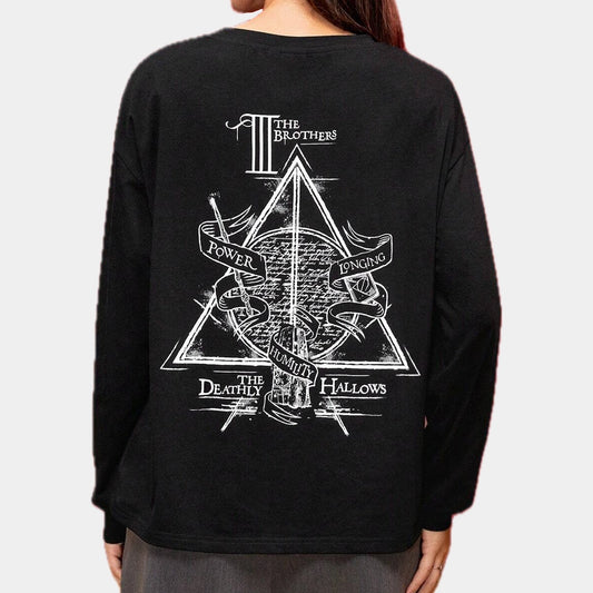 Playera Reliquias de La Muerte Manga Larga