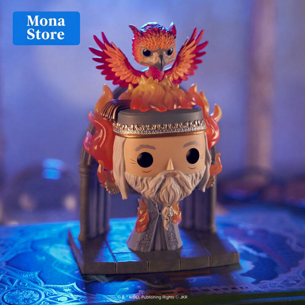 Pop! Deluxe Albus Dumbledore con Fawkes