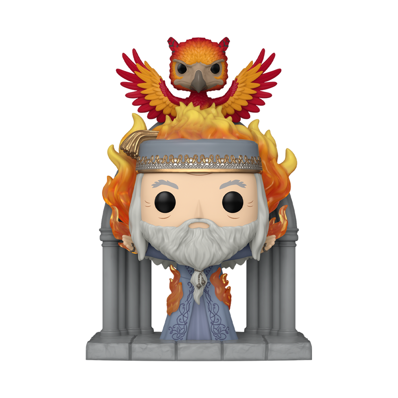 Pop! Deluxe Albus Dumbledore con Fawkes