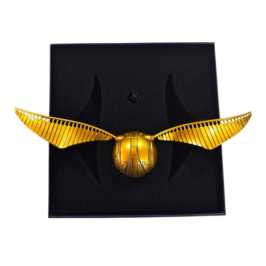 Snitch Dorada con Apertura y Anillo Horrocrux