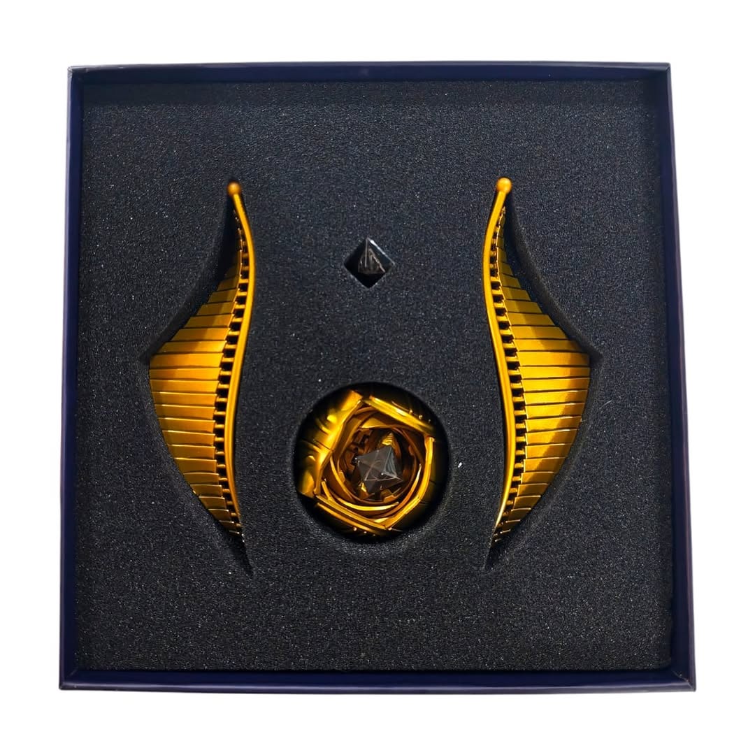 Snitch Dorada con Apertura y Anillo Horrocrux
