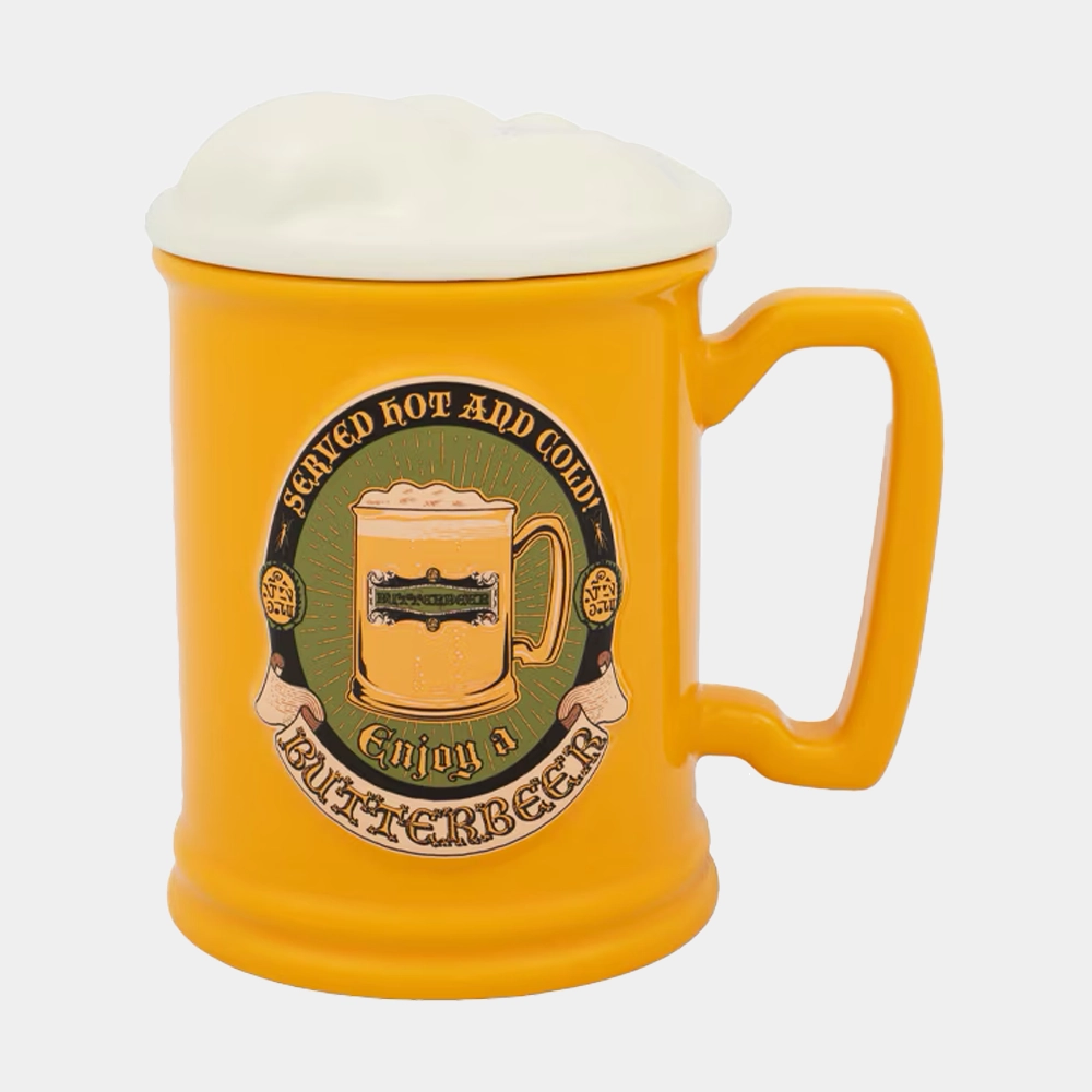 Taza Butterbeer con Tapa