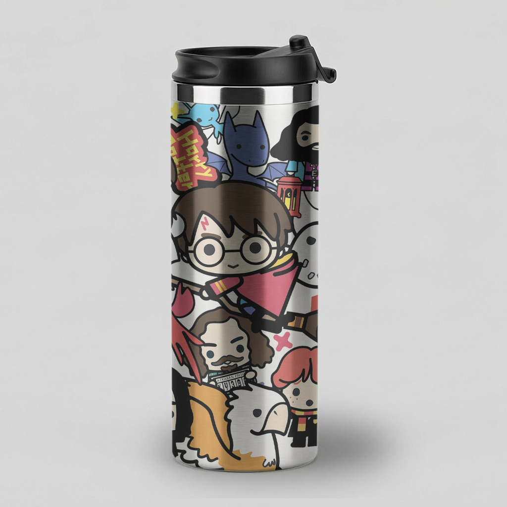 Termo Personajes Chibi Plata