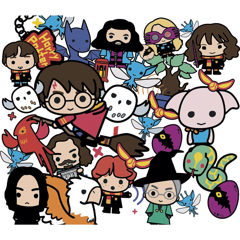 Termo Personajes Chibi Plata