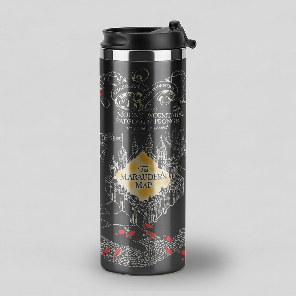Termo Harry Potter Mapa Del Merodeador Negro