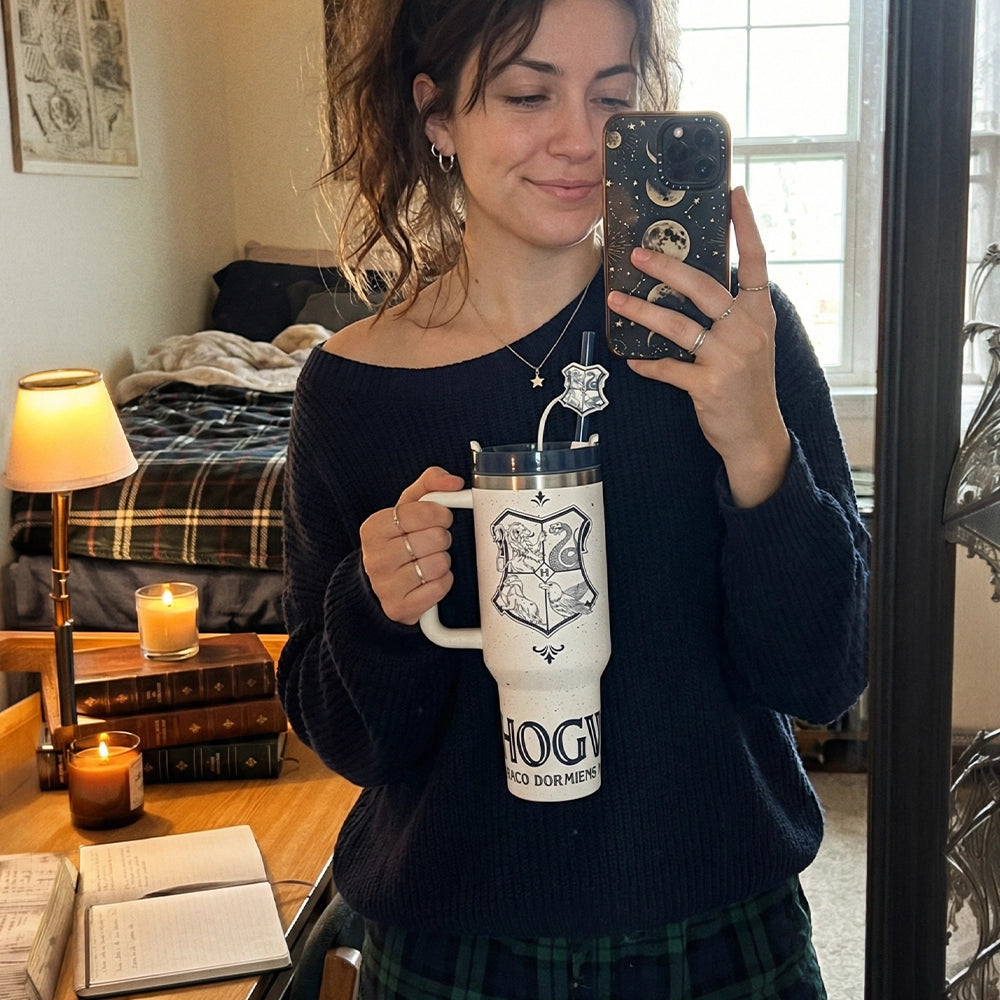 Vaso Con Popote Hogwarts